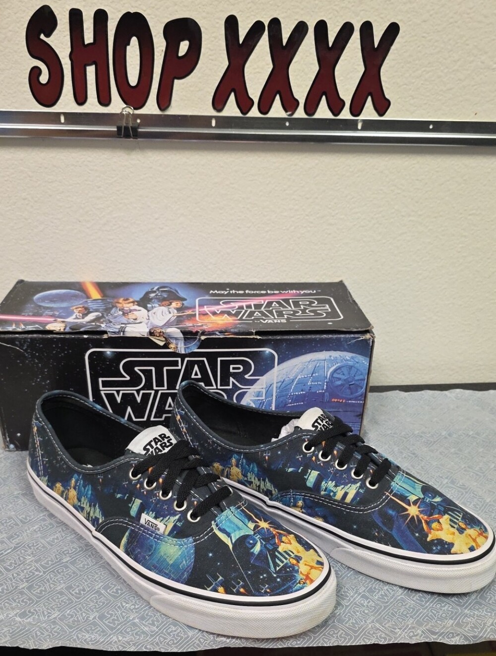 Vans x Star Wars A New Hope Poster Men’s 10.5 Women’s 12 Released 2014
